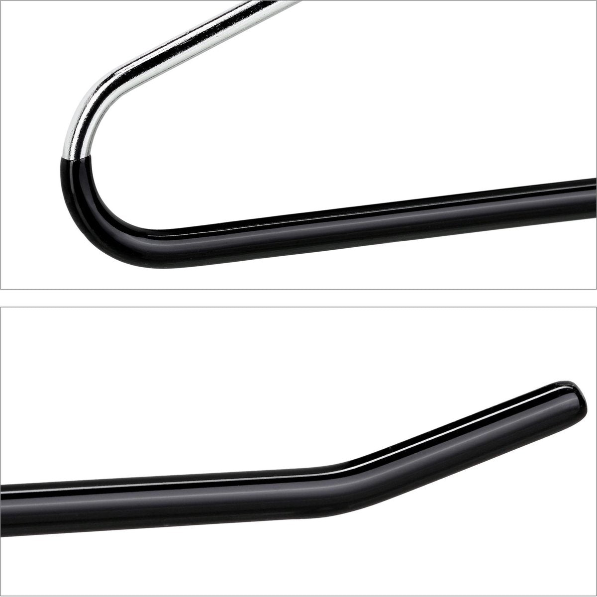 Life's Green® Broekhanger zwart - kledingbeugel 18 cm - 50 Stuks