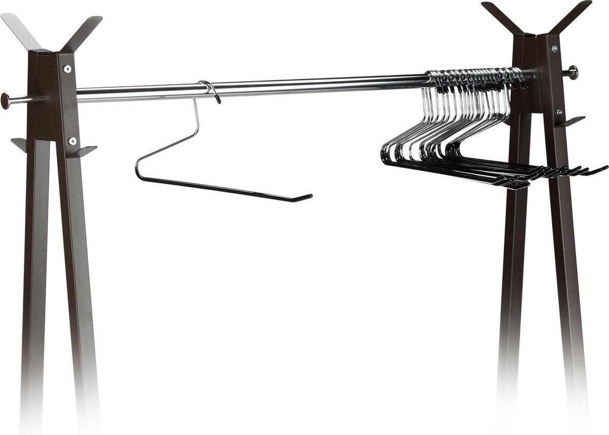 Life's Green® Broekhanger zwart - kledingbeugel 18 cm - 50 Stuks