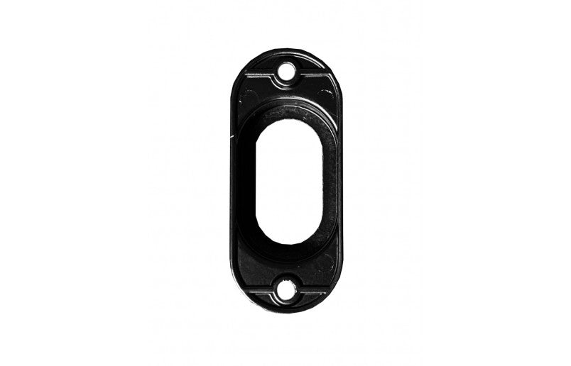Kledingroede Ovaal Zwart Aluminium Extra Zwaar