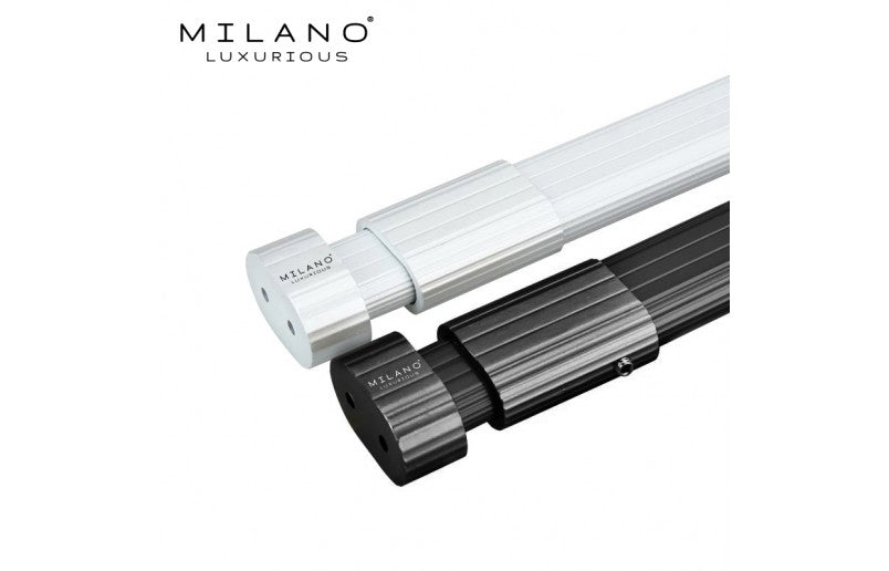 Milano Luxurious - Uittrekbare Ovale Kledingroede Zilver