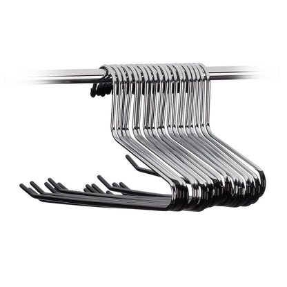 Life's Green® Broekhanger zwart - kledingbeugel 18 cm - 10 Stuks