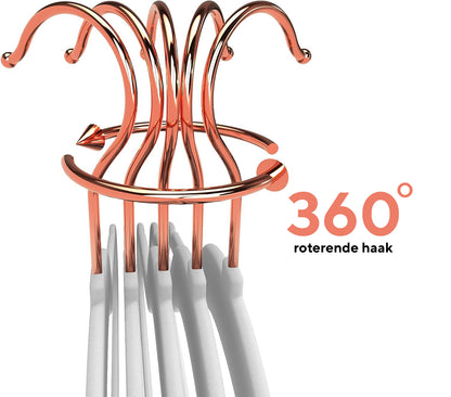 Life's Green® Velvet KleerHanger - 50 Stuks - Anti-slip - Wit