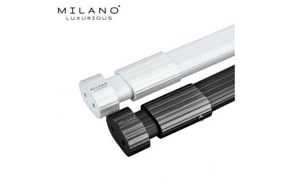 Milano Luxurious - Uittrekbare Ovale Kledingroede Zilver