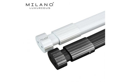 Kopie van Milano Luxurious - Uittrekbare Ovale Kledingroede Zwart